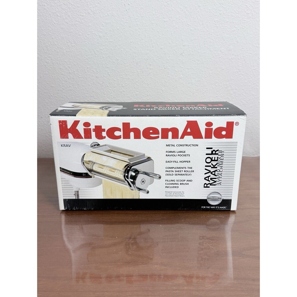 KitchenAid Ravioli Maker Stand Mixer Attachment KRAV New Open Box